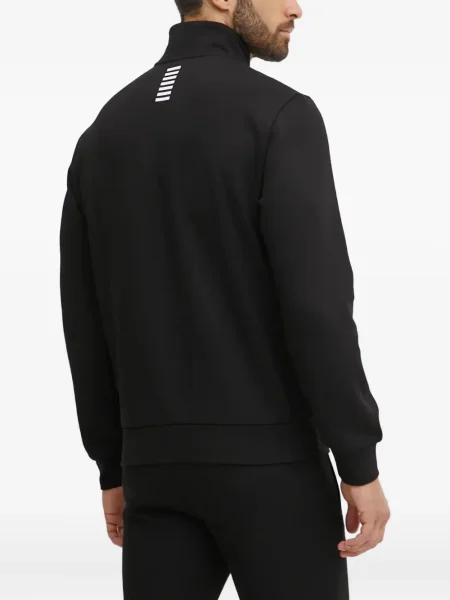 Суичър с цип Ea7 Emporio Armani черно