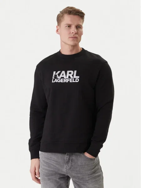 KARL LAGERFELD Pulóver fekete