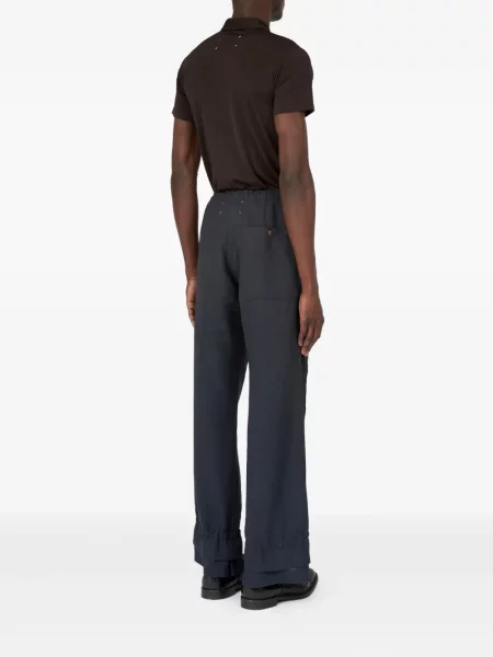Cropp pantaloni Maison Margiela albastru