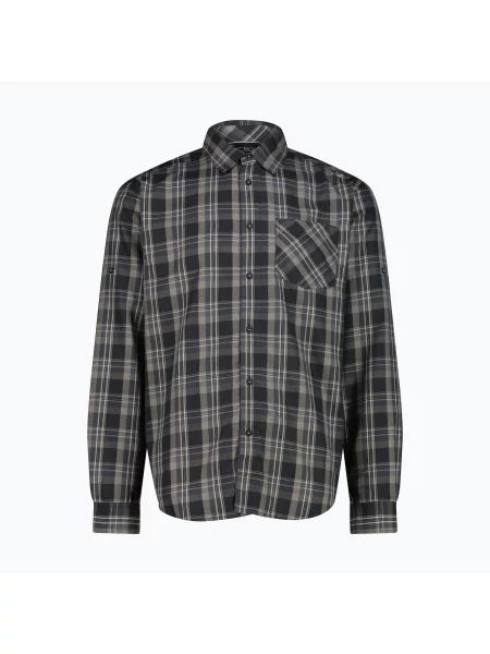 Košile CMP anthracite/vanilla/grey šedá