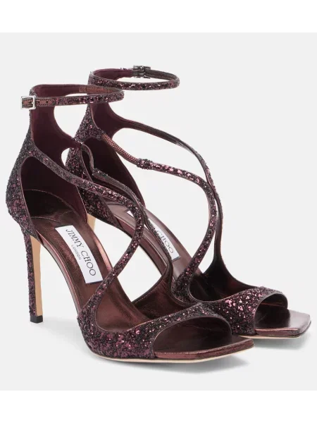 Sandály Jimmy Choo hnědé