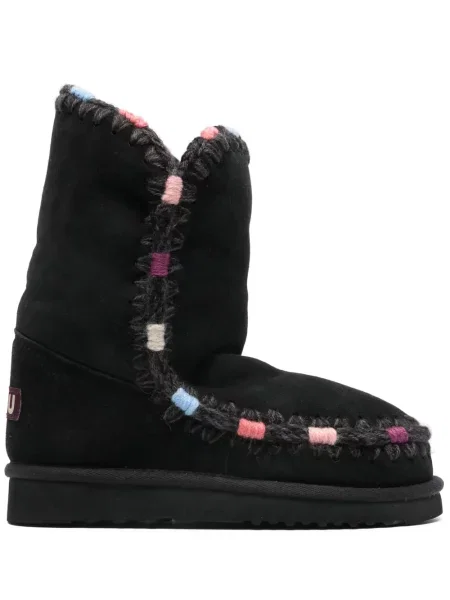 Botine Mou cu autograf negru