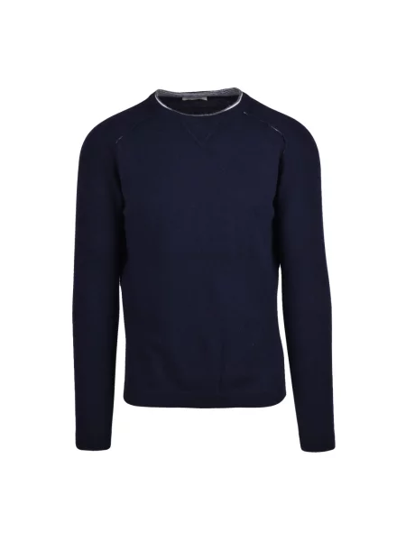 Sweter Wool & Co wełniany niebieski