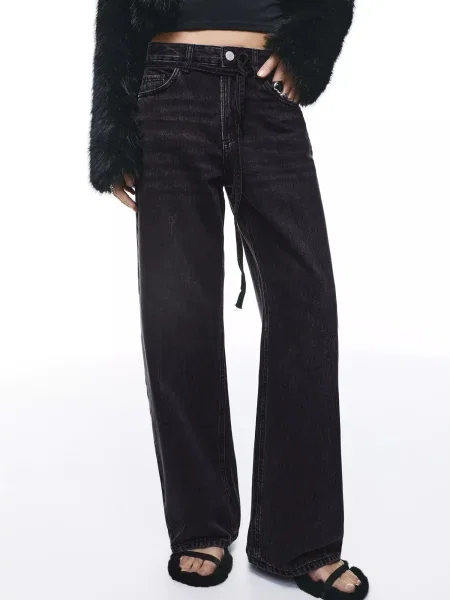 Pull&Bear Traperice traper crni