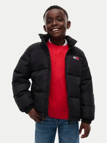 Bunda pro přechodné období Tommy Hilfiger černá