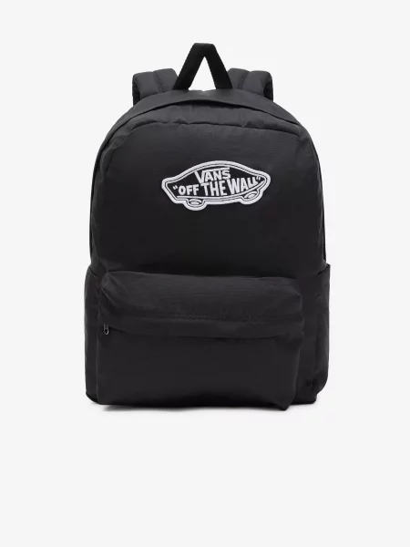 VANS Batoh OLD SKOOL / biela čierna