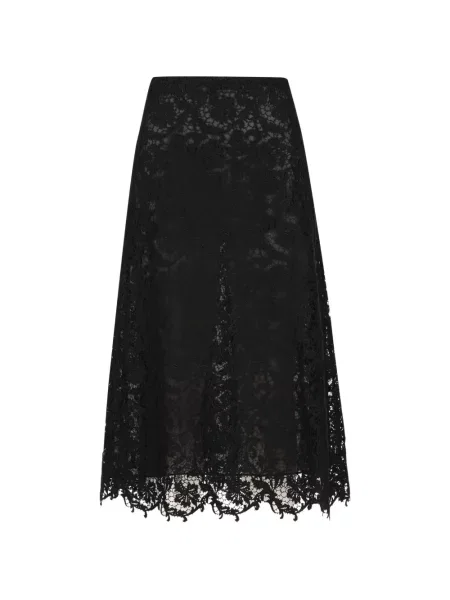 Fustă Fendi din dantelă negru