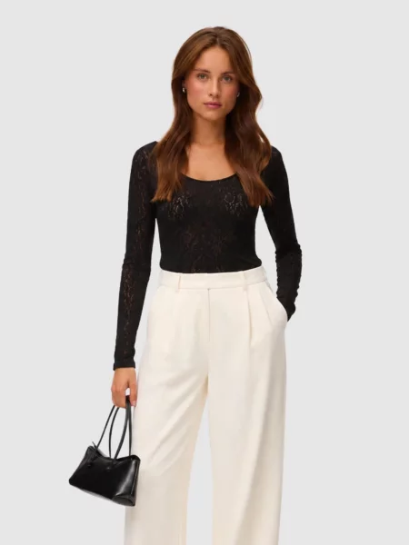 VERO MODA Top VMFlora' negru
