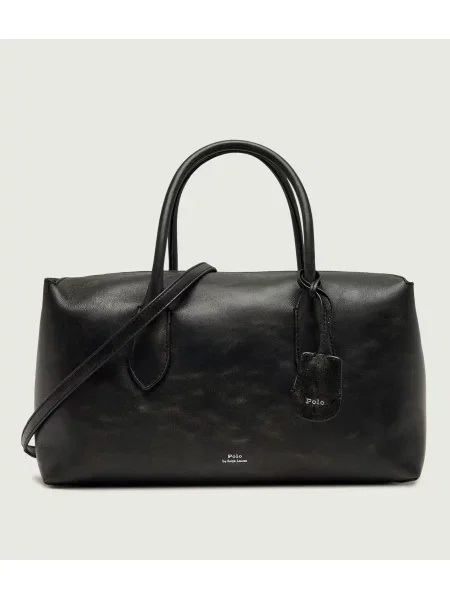 Rucsac Polo Ralph Lauren din piele negru