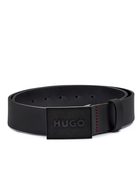 HUGO De piele curea negru