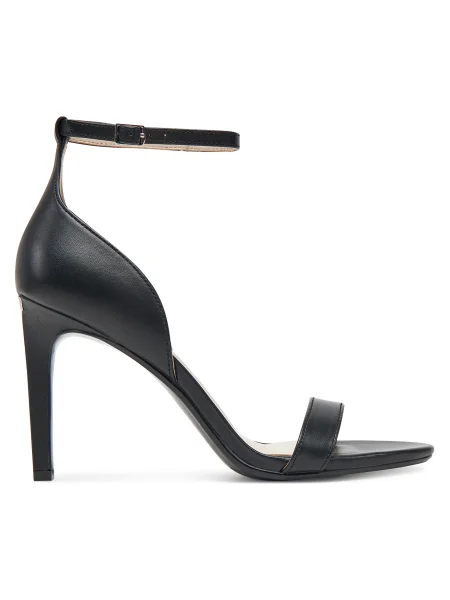 Сандали Calvin Klein HEEL SANDAL 90 LTH черно