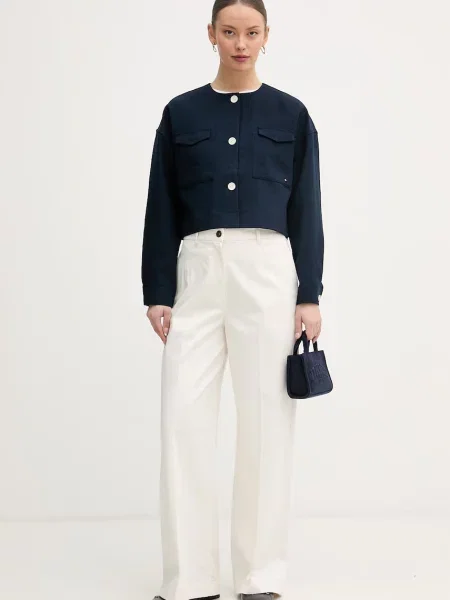 Tommy Hilfiger jednoradové sako dámske s viskózou