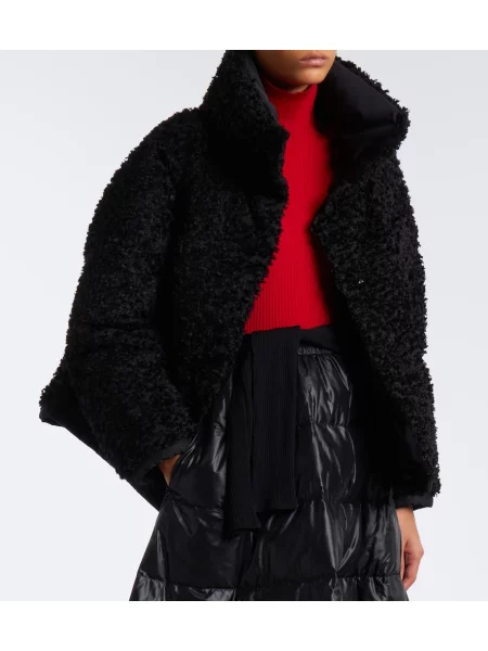 Ursuleț de pluș geacă cu puf Moncler negru