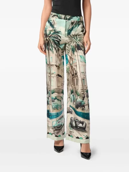 Pantaloni Philipp Plein de mătase