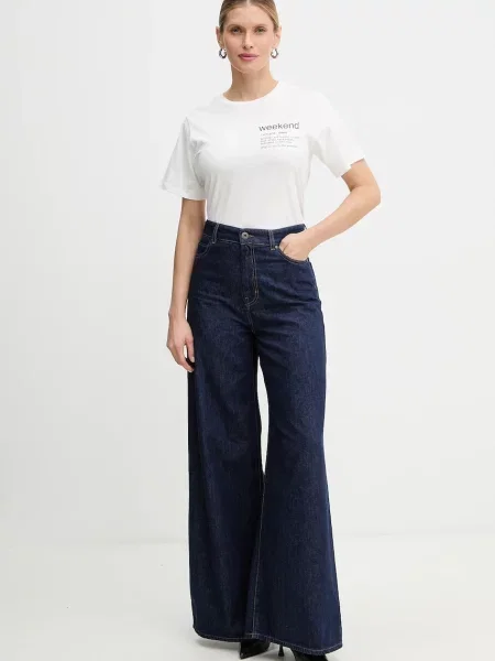 Weekend Max Mara tricou din TENUE alb