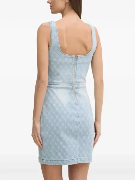 Rochie din denim Gaudi de costum albastru