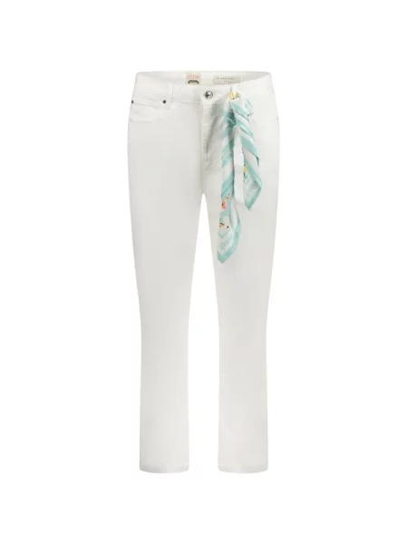 Skinny spodnie capri Guess białe
