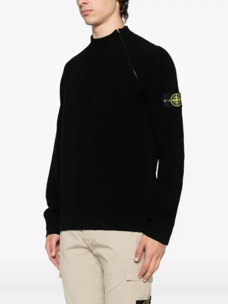 Пуловер Stone Island камъни черно