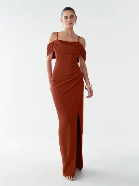 BWLDR Rochie de seară Amaliah arămiu
