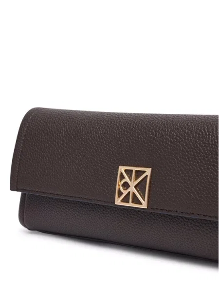 Calvin Klein Pisemska torbica temno rjava