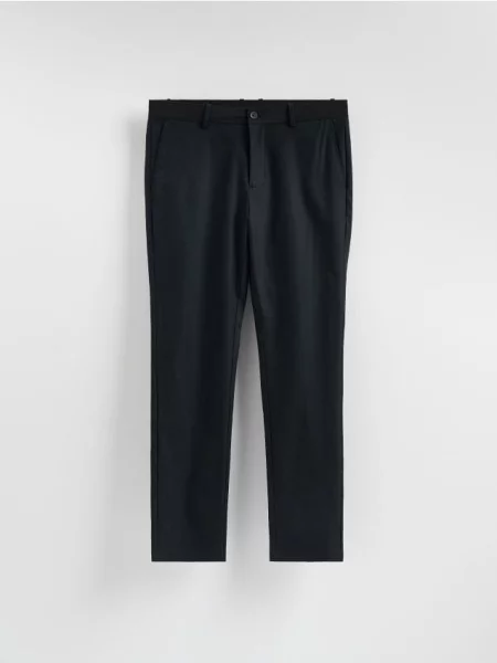 Reserved Spodnie chino slim fit czarny