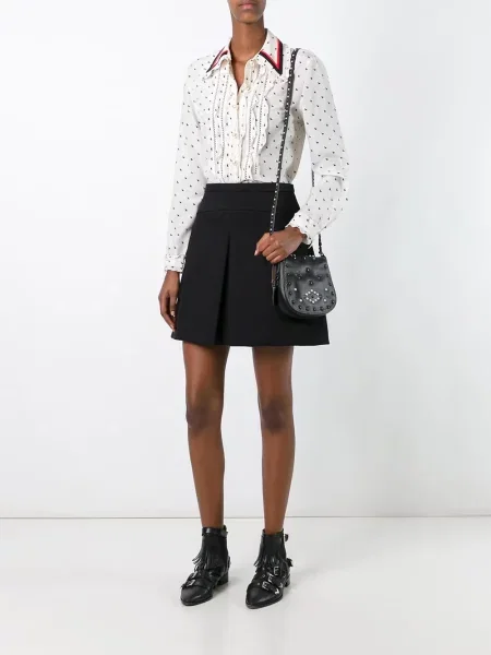 Mini rankinė Coach su spygliais juoda