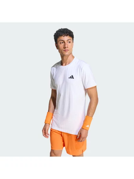 Tričko TENNIS CLIMACOOL FREELIFT TEE PRO bílé