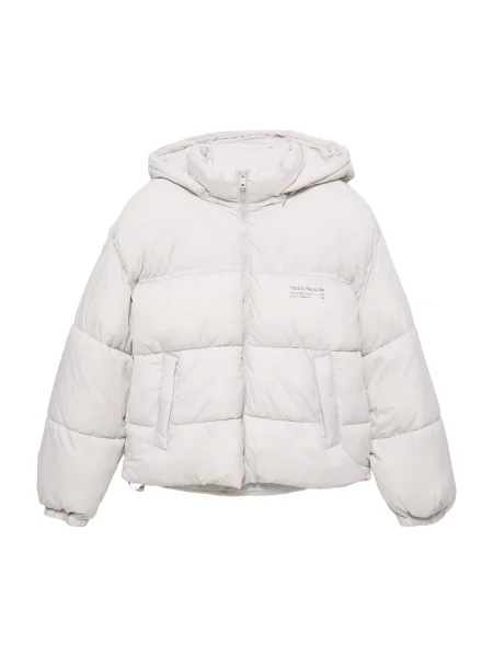 Pull&Bear Geacă de iarnă PACIFIC' alb