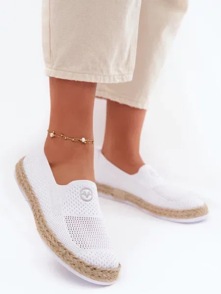 Espadrile Vinceza alb
