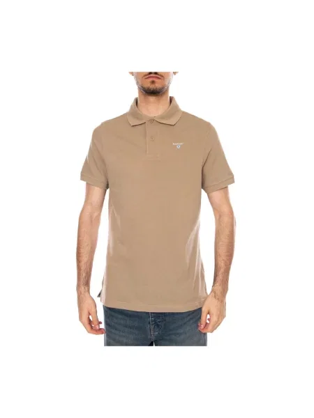 Koszulka polo o kroju Regular Fit z czystej bawełny Barbour brązowa