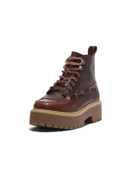 TIMBERLAND Ghete cu șireturi burgundy roșu