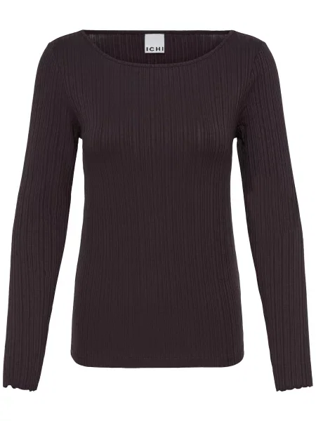 ICHI Tricou IHCELLA ciocolatiu