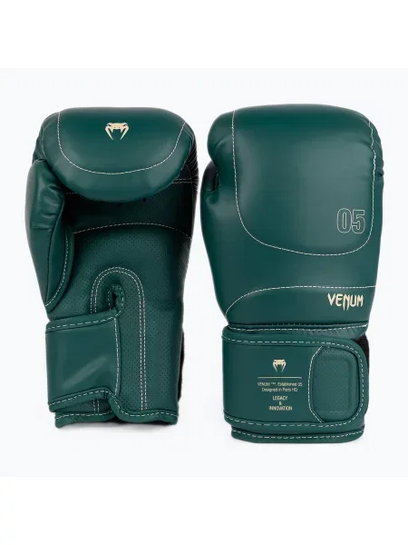 Boxerské rukavice Venum Impact Evo 16 OZ emerald green zelené