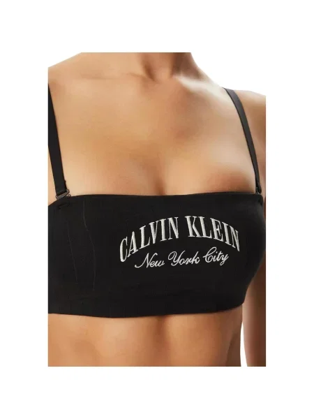Sutien bandeau Calvin Klein Jeans negru