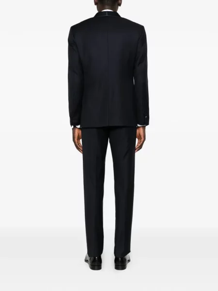 Costum Tagliatore cu rever albastru