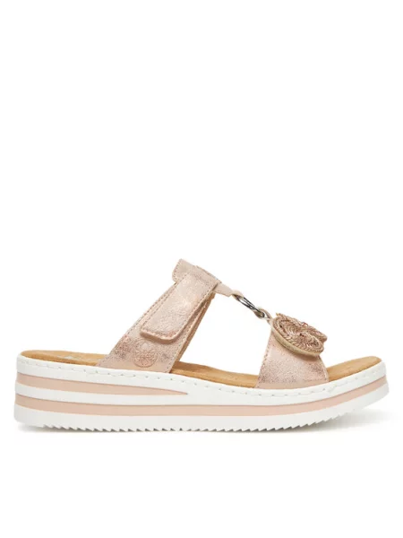 Rieker Natikači roza