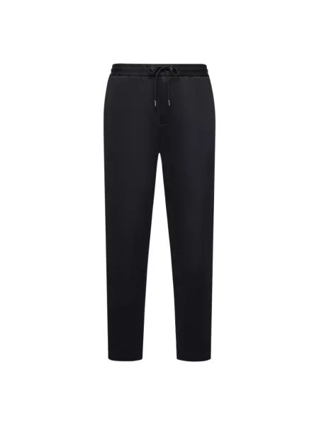 Spodnie dresowe Moncler ze stretchu czarne