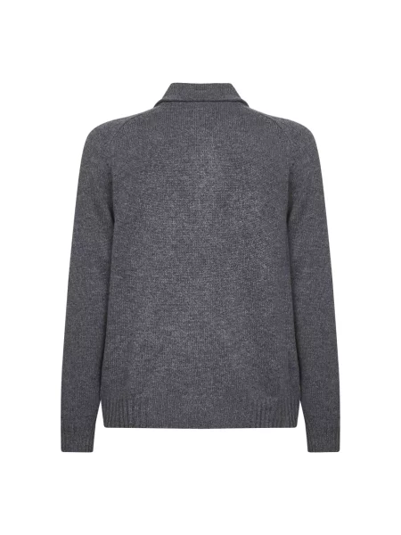 Sweter D4.0 wełniany szary