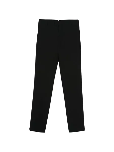 Pantaloni de țigară Ami Paris de lână negru