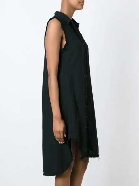 Rochie tip cămașă Thom Krom de costum negru