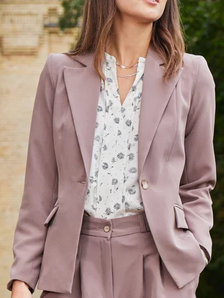 Піджак LadyLike пудра бавовна/поліестер