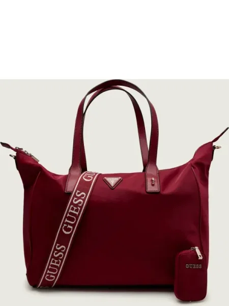 Guess Geantă shopper FOLLIE bordo