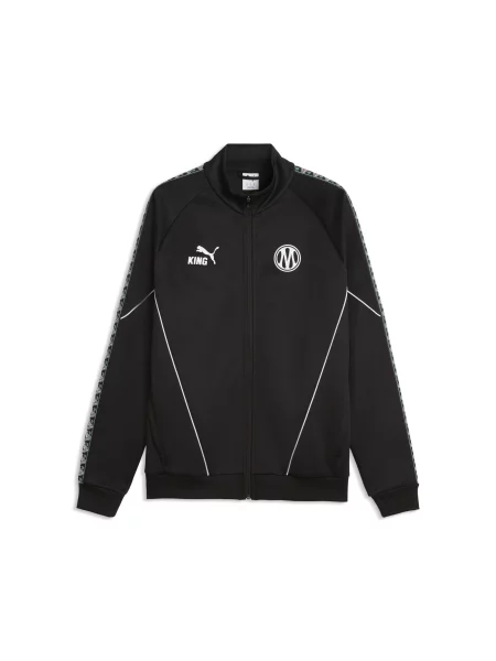 PUMA kurtka z zamkiem Olympique Marsylia KING Anthem Akcesoria S czarny