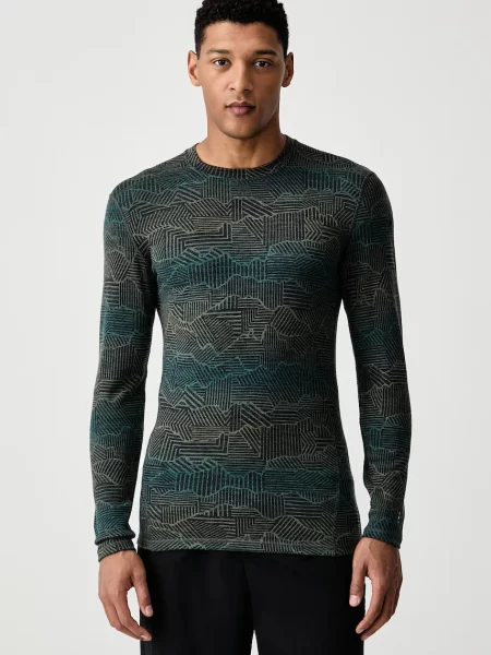 Smartwool funkční tričko s dlouhým rukávem z merino vlny zelené