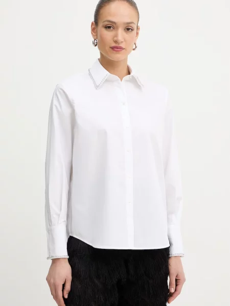 Karl Lagerfeld cămașă pentru femei din alb