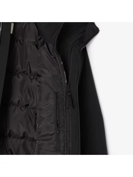 Lacoste Wodoodporna Ocieplana Parka 3 W czarna
