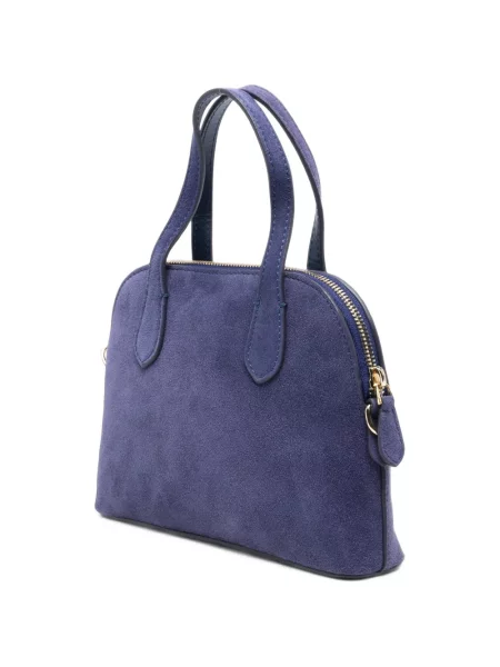 Top Liviana Conti din piele de căprioară violet