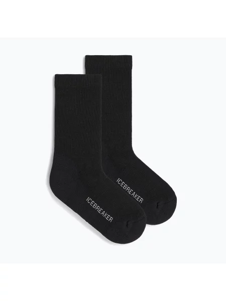 Șosete pentru femei Icebreaker Merino Lifestyle Light Crew black negru