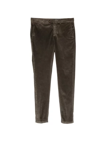 Pantaloni Canali de catifea cord maro