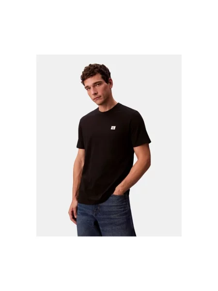 Klasické tričko Calvin Klein Jeans jersey černé